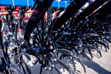 Modern tarım makineleri ve ekipmanları. Endüstri ayrıntıları.