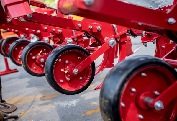 Moderne landbouwmachines en -uitrusting. Industriële gegevens. — Stockfoto