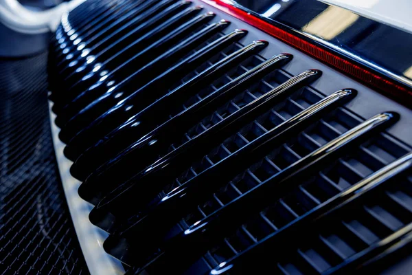 Details of sport car. Lights and shadows — Stock Photo, Image