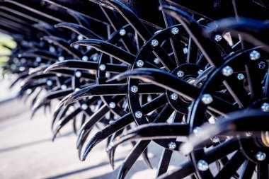 Modern tarım makineleri ve ekipmanları. Endüstri ayrıntıları.