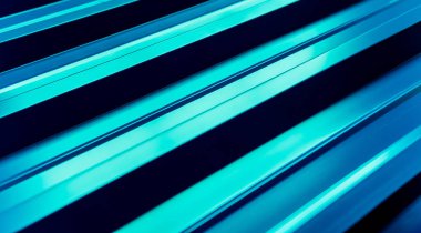 Işık desenli yeşil metalik çatı kiremitleri.