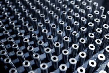 Mobilya için boru parçalarının soyut arkaplanı