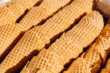 Gözleme külah dondurma arka planı için