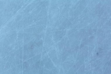 Buz pateni ve hokey işaretleri ile arka plan. Buz hokeyi pateni pisti çizikler yüzey