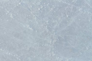 Buz pateni ve hokey işaretleri ile arka plan. Buz hokeyi pateni pisti çizikler yüzey