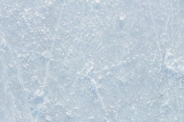 Buz pateni ve hokey işaretleri ile arka plan. Buz hokeyi pateni pisti çizikler yüzey