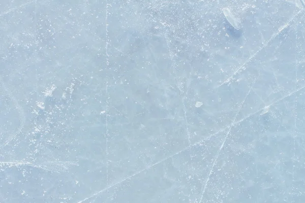 Ice Background Marks Skating Hockey Ice Hockey Rink Scratches Surface — Stock Photo, Image