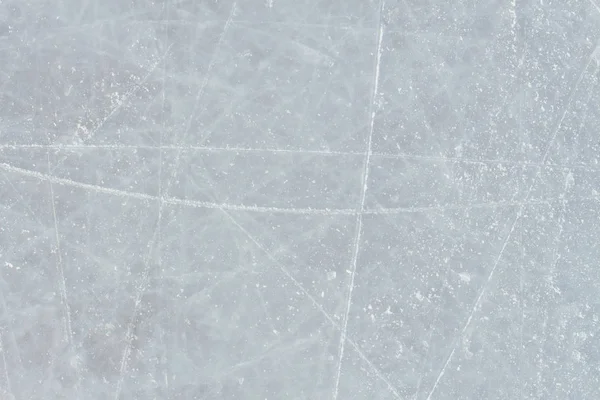 Ice Bakgrund Med Märken Från Skridskoåkning Och Ishockey Ishockey Rink Stockfoto