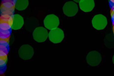 Renkli soyut mevsimlik bokeh gece ışıklar