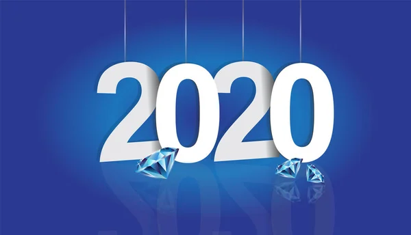 2020 pozadí — Stockový vektor