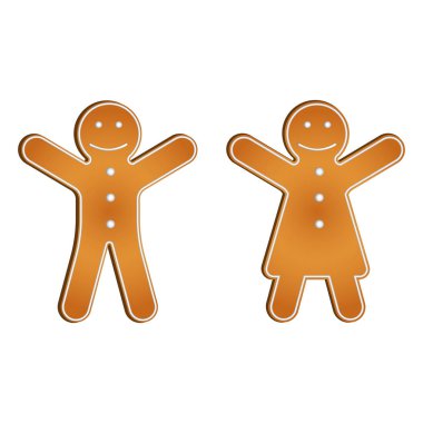 Gingerbread tatil çift