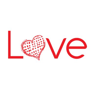 El boğulmak aşk yazı içinde kırmızı kalp