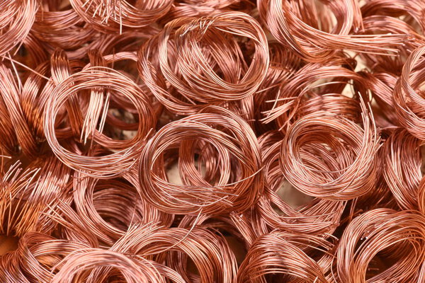 Scrap copper wire for recycling