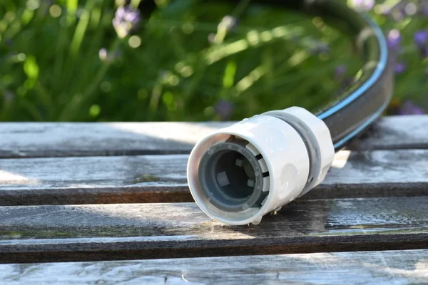 Garden Water Hose Closeup — Stock Photo, Image