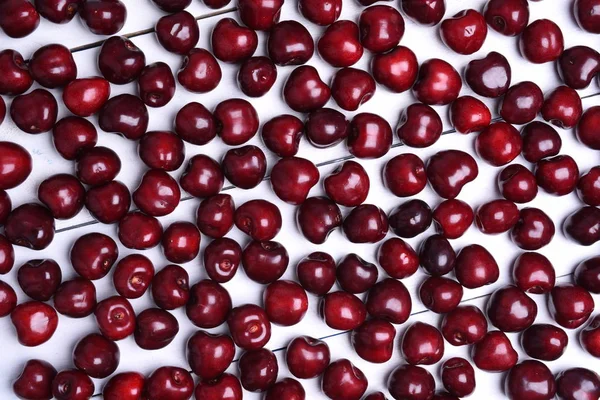 Sweet Cherry Ovanifrån — Stockfoto