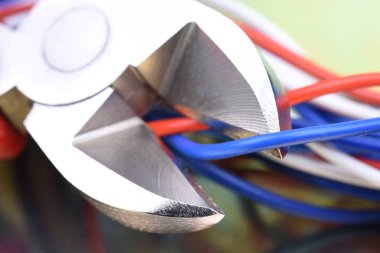 Elektrik kesmek kerpeteni closeup teller