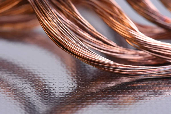 Copper Wire Raw Materials — Stock Photo, Image