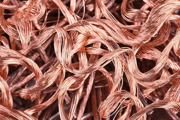 Scrap Copper Wire Recycling — Stock Photo, Image