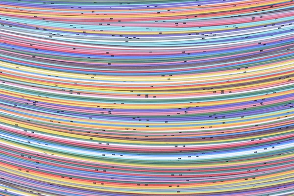 Cables Telecomunicación Flujo Datos Abstracto Fondo Color Pastel Red Informática —  Fotos de Stock