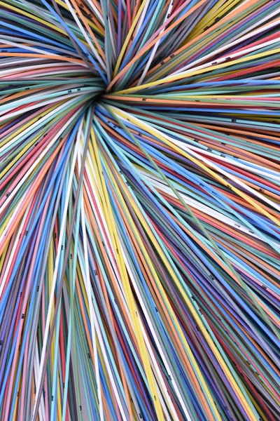 Colored cables of IT networks