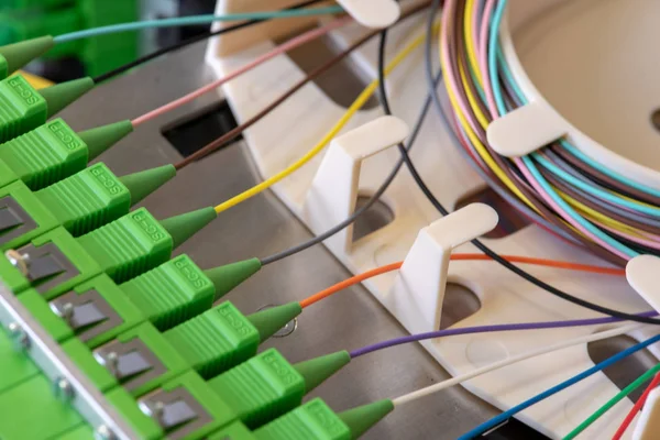 Fibre Optic Splice Tray — Stock Photo, Image