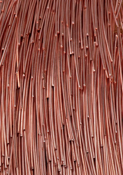 Indústria Metais Fio Máquina Cobre Conceito Mercado Ações — Fotografia de Stock