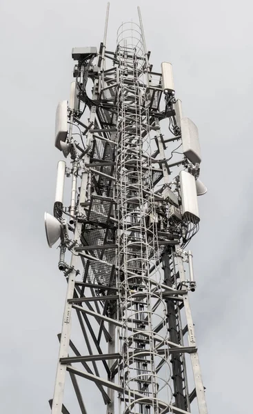 Telecommunication Tower with Cellular Base Station