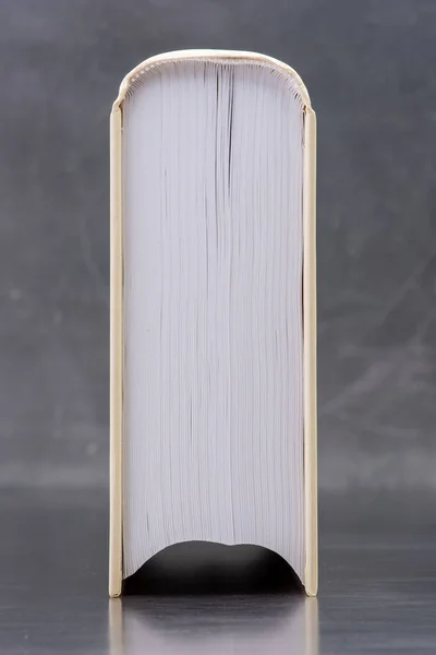 Modern Raf Üzerinde Tek Kapalı Kitap — Stok fotoğraf