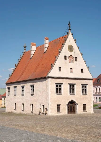 Place Principale Avec Hôtel Ville Bardejov Slovaquie — Photo