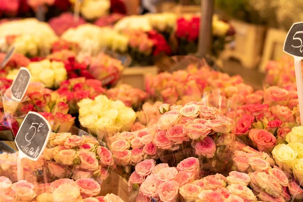Mercado Flores Aix Provence França — Fotografia de Stock