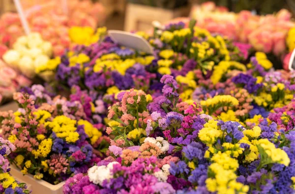 Bunter Blumenmarkt Aix Provence Frankreich — Stockfoto