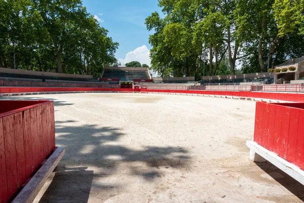 Boş Arenes Beaucaire Fransa — Stok fotoğraf