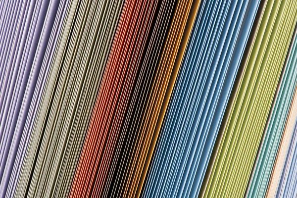 Macro Colorful Pages Open Book — Stock Photo, Image