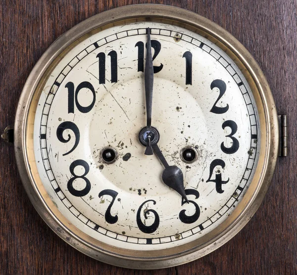 Antique Clock Dial Close — Stock Photo, Image