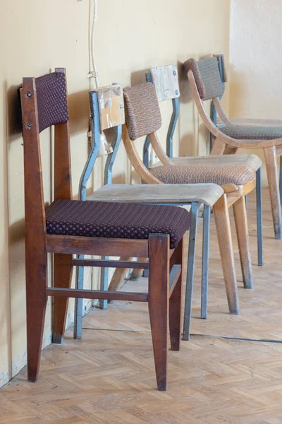 Old Chairs Waiting Room — Stock Photo, Image