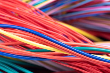 Renkli elektrik kablosu enerji endüstrisi