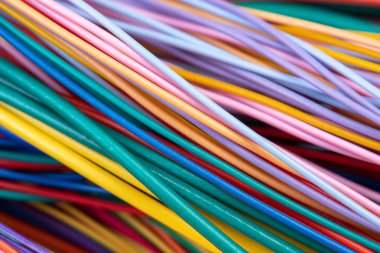 Bilgisayar renkli elektrik kablosu