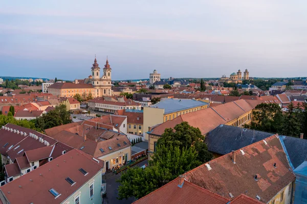 Miasto Region Winiarski Eger Północno Wschodnie Węgry — Zdjęcie stockowe