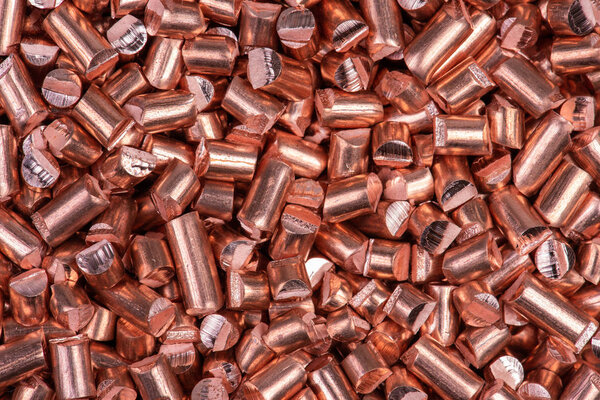 Raw material copper industry, major contributor economy concept