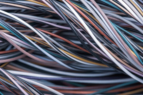 Cable Eléctrico Fondo Alambre — Foto de Stock