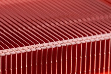 Bakır Cpu Bilgisayar Isı Çukuru 'nun Macro Kenarı