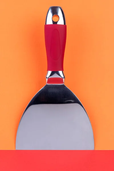 Renkli Arka Plan Üzerinde Macun Bıçak — Stok fotoğraf