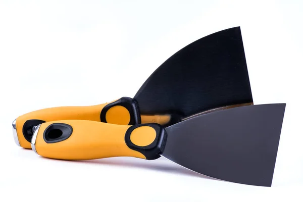 Putty Knife Tool Set Isolated White Background — Stock Photo, Image