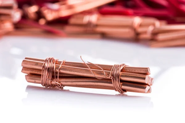 Scrap of copper wire, secondary raw material industry