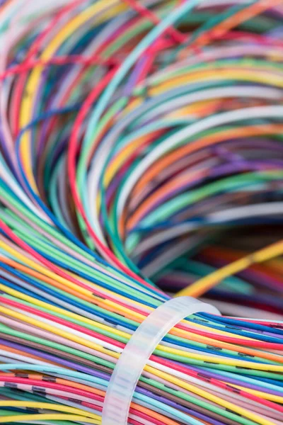 Paquete Primer Plano Cable Colorido —  Fotos de Stock