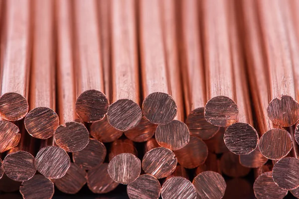 Pile Copper Wire Close — Stock Photo, Image