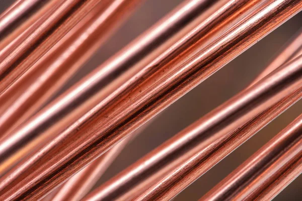 銅ワイヤ 原材料およびエネルギー産業コンポーネント — ストック写真