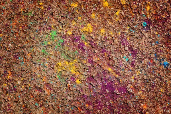 Bahar Şenliği renklerin sonra asfalt üzerinde bir eserler