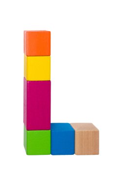 mektup bir alfabe küpleri yazı tipi