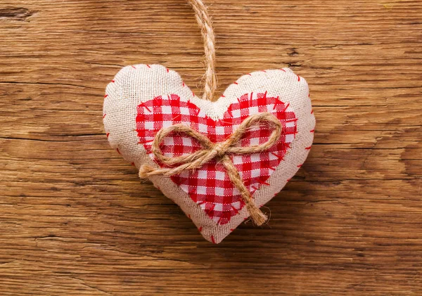 Καρδιά Ρουστίκ Ξύλινο Φόντο — Φωτογραφία Αρχείου